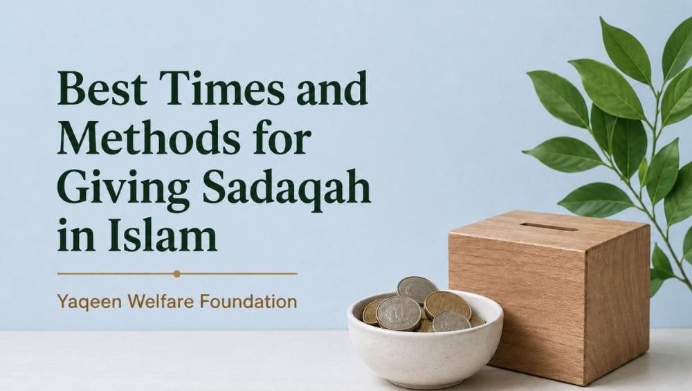 Best Times and Methods for Giving Sadaqah in Islam