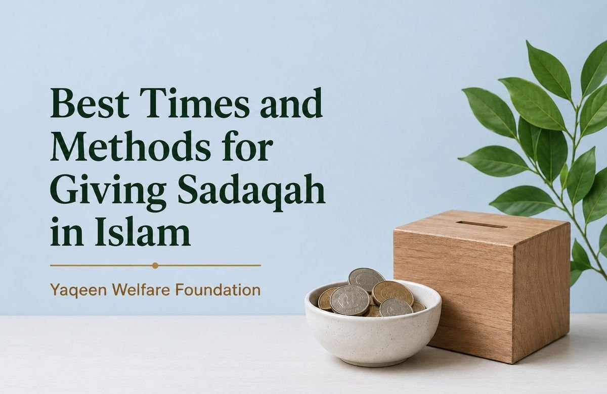 Best Times and Methods for Giving Sadaqah in Islam