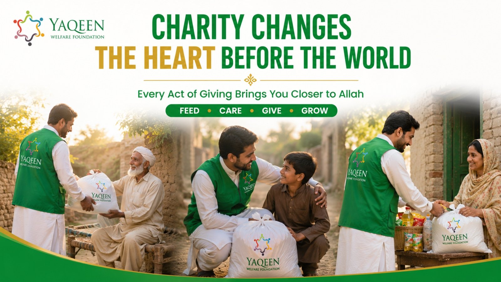 Charity Changes the Heart Before the World