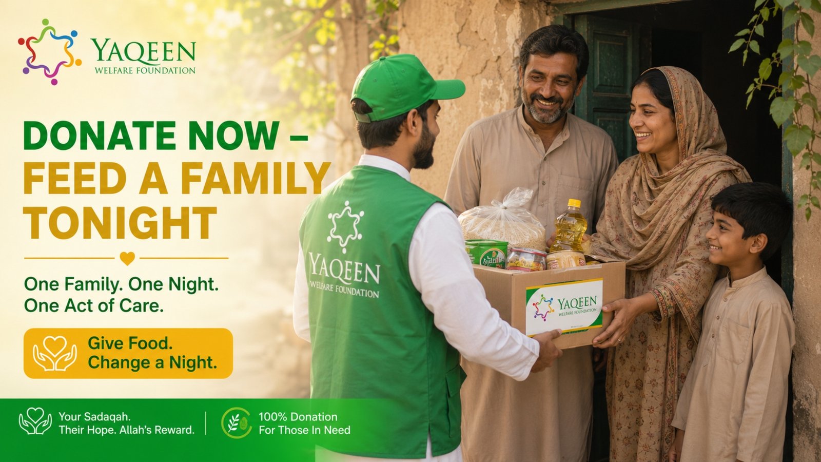 DONATE NOW – FEED A FAMILY TONIGHT