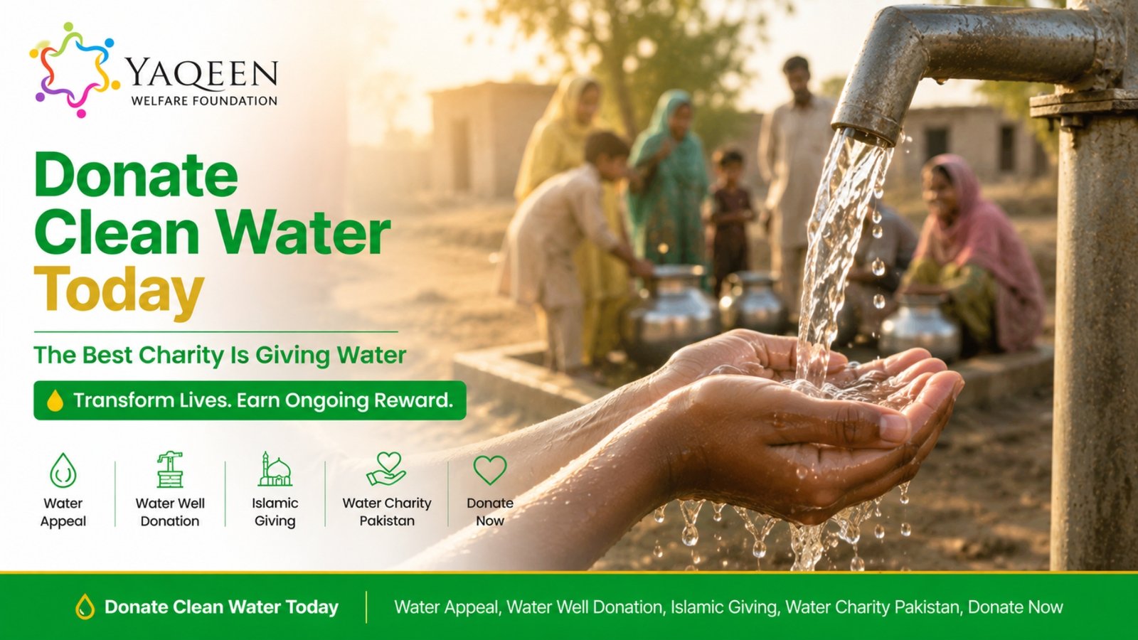  Clean Water Donation Water Charity Sadaqah Jariyah Donate Water Water Well Donation Clean Water Pakistan Islamic Charity 