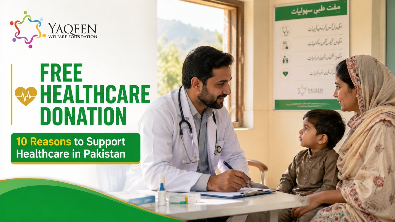 Free Healthcare 10 Reasons for Donation in Pakistan