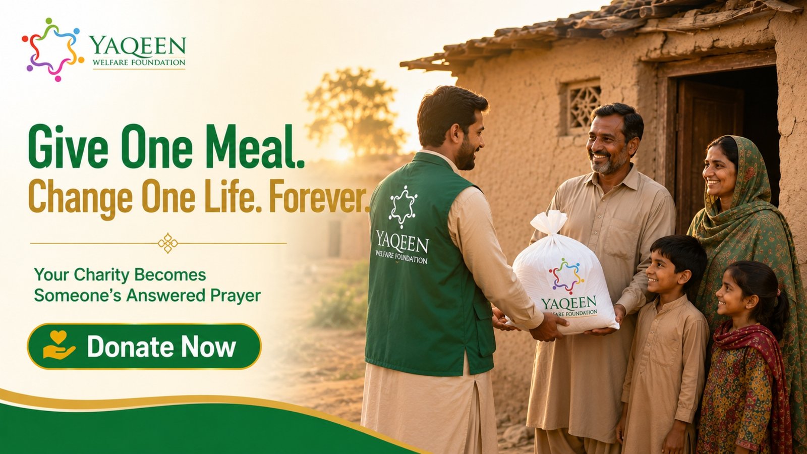 Give One Meal. Change One Life. Forever.