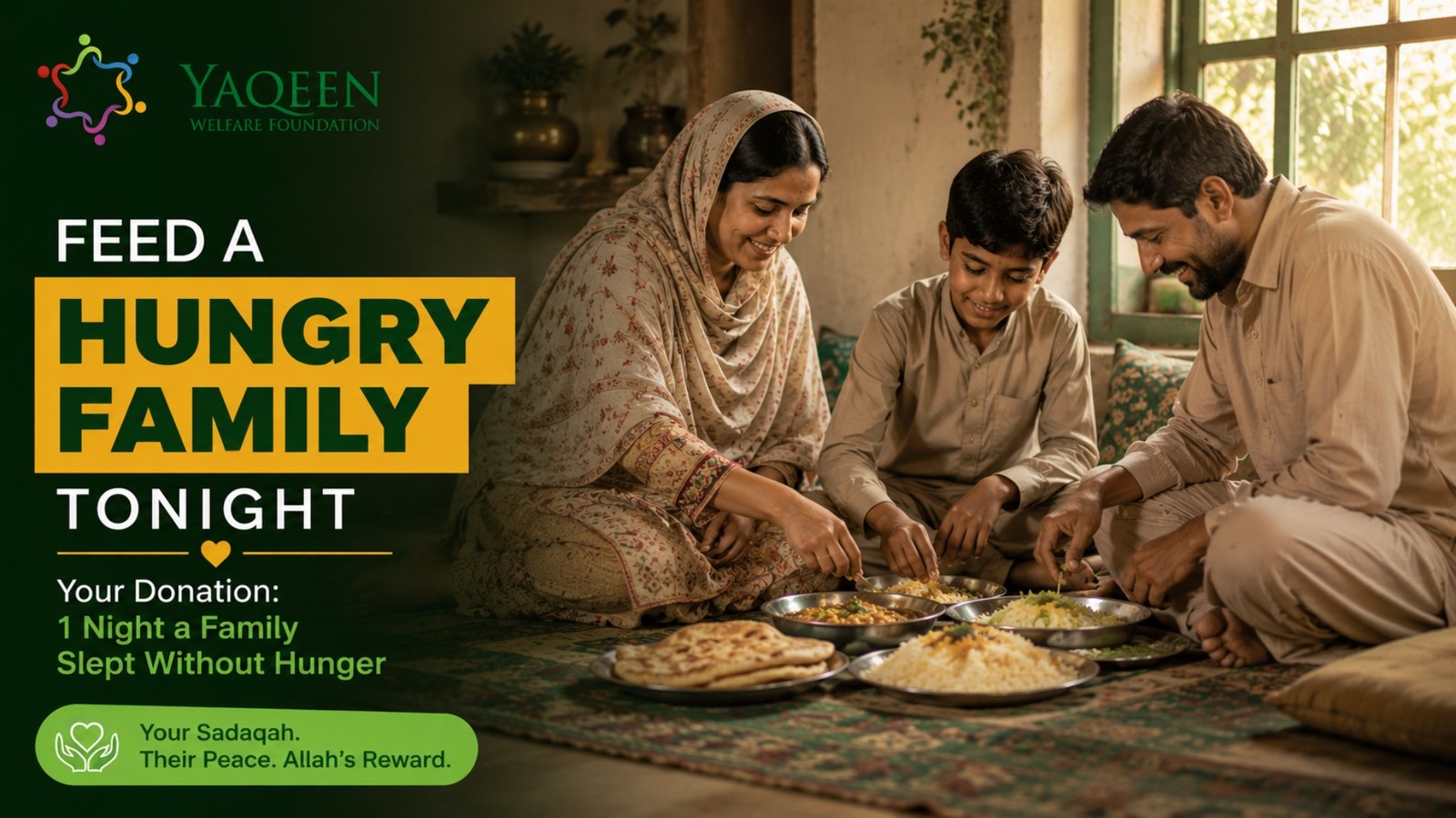 Your Donation 1 Night a Family Slept Without Hunger
