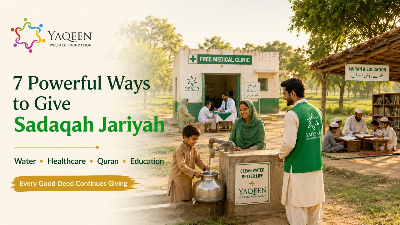 7 Powerful Ways to Give Sadaqah Jariyah