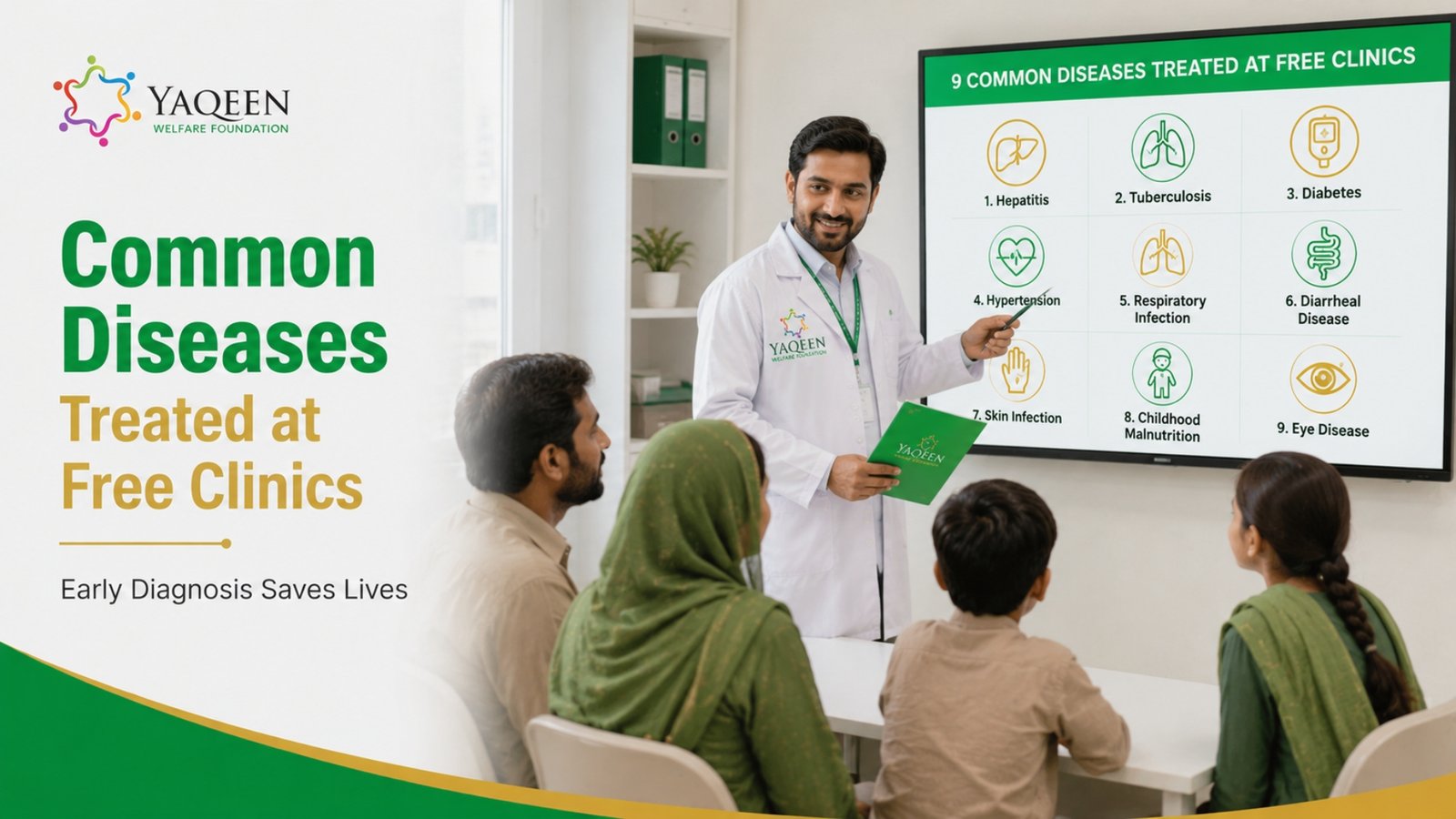Common Diseases Treated at Free Clinics