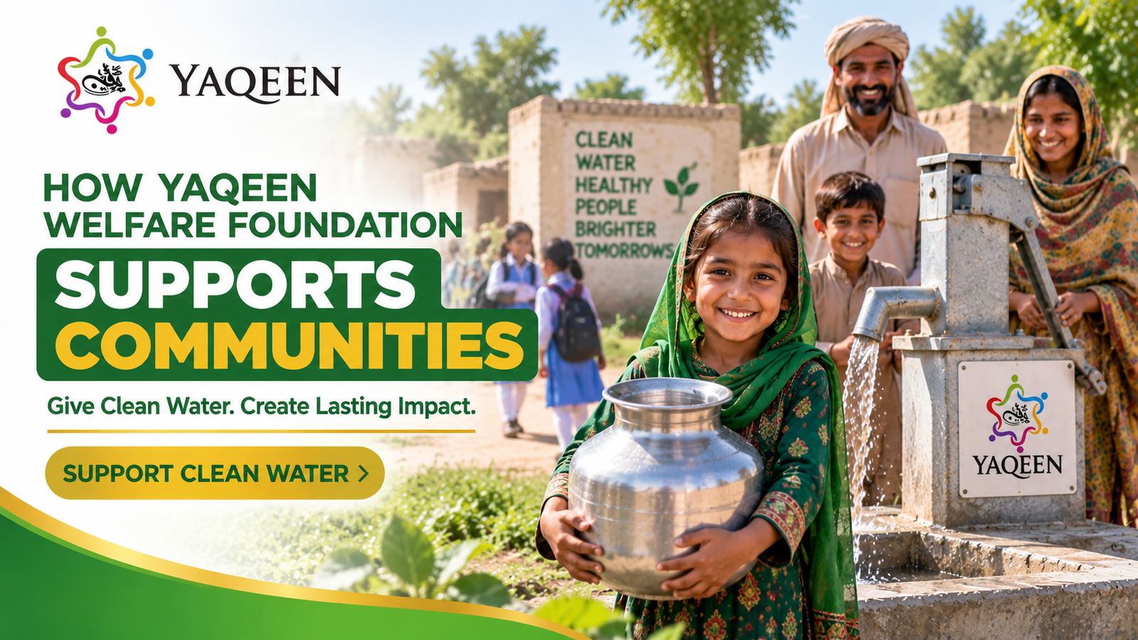 HOW YAQEEN WELFARE FOUNDATION