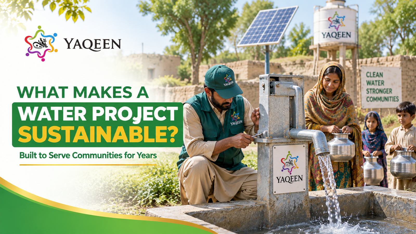 Sustainable Water for Stronger Communities